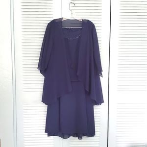 Navy Blue Alfred Angelo 4Piece Skirt & Top set